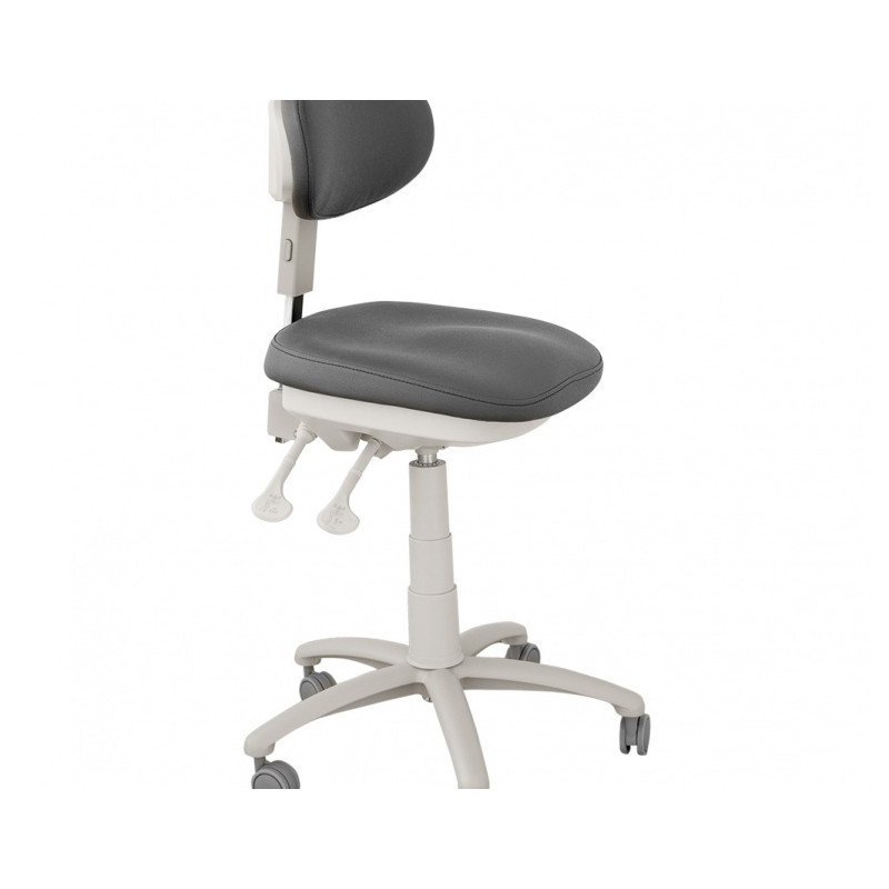 Taburete peluqueria Sway con respaldo