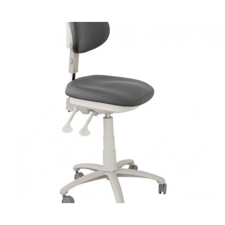 Taburete peluqueria Sway con respaldo